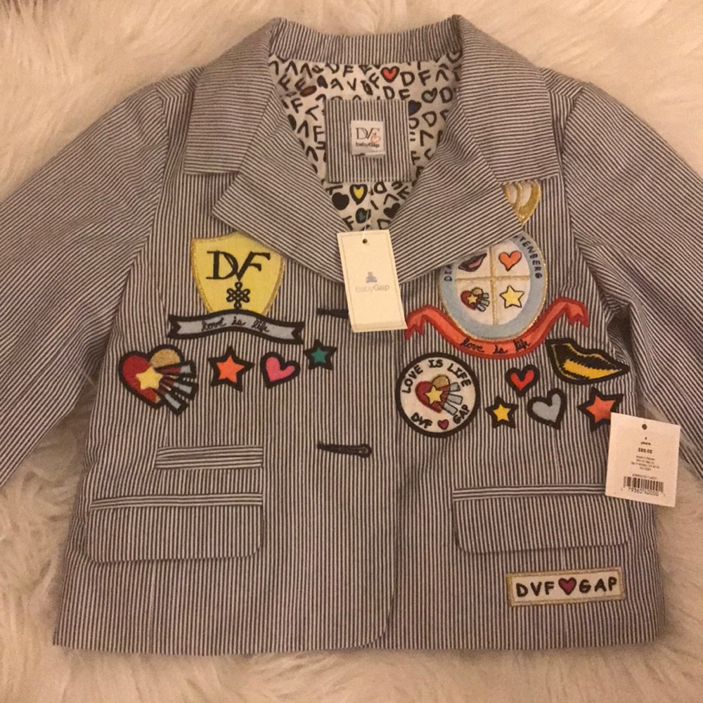 Size 4 DVF for gap blazer